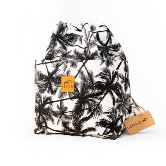 Lemur Handbags - Lemur Drawstring Back Pack